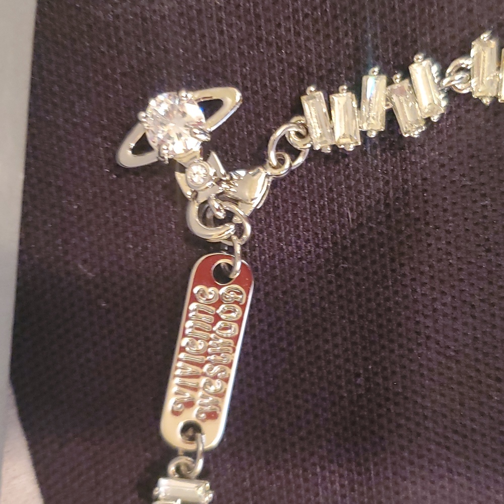 NWT Vivienne Westwood Molly Crystal Choker Necklace - Picture 4 of 8